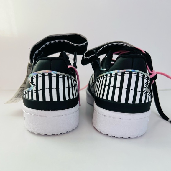 NEW RARE Adidas Forum Plus I Love Dance Black White Silver FY5225 - Picture 3 of 10